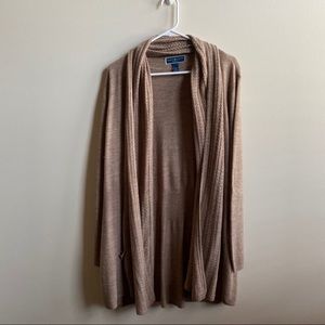 Karen Scott tan 2X sweater